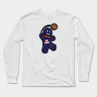 Phoenix Suns Gingerbread Man Long Sleeve T-Shirt